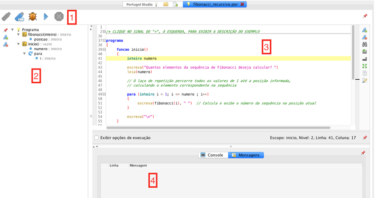 Vetores - Ordem Crescente (Implementação com Portugol Webstudio